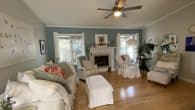 living room w fire place