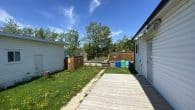 back yard & deck