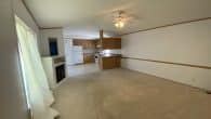 living room and kitchen
