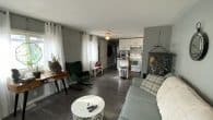 living room and kitchen